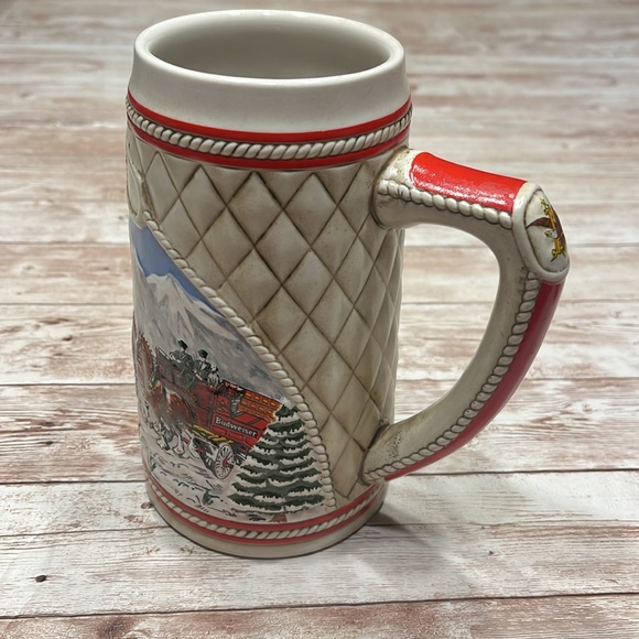 1985 Budweiser Stein Hitch journeying snow-capped mtns on a crisp winter’s morn - Picture 5 of 9